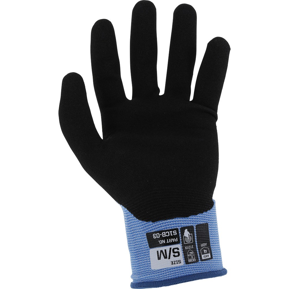 slide 2 of 6, MECHANIX WEAR Small/Medium Blue Nitrile dipped Nitrile 1 -Pairs, 1 ct