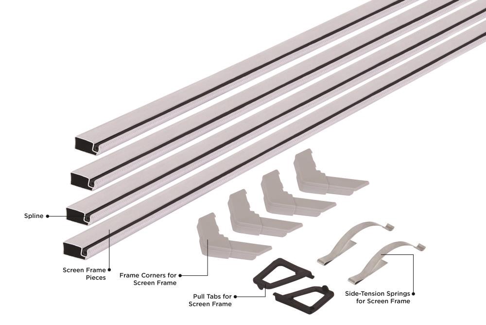 slide 5 of 6, M-D 4-ft x 4-ft Mill Aluminum Replacement screen kit, 1 ct