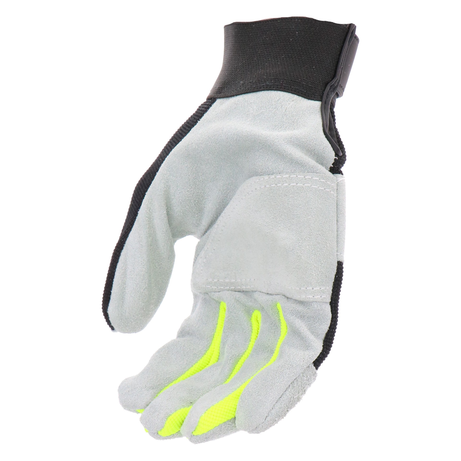 slide 5 of 6, Project Source X-large Leather/Polyester Construction Gloves 1 -Pairs, 1 ct