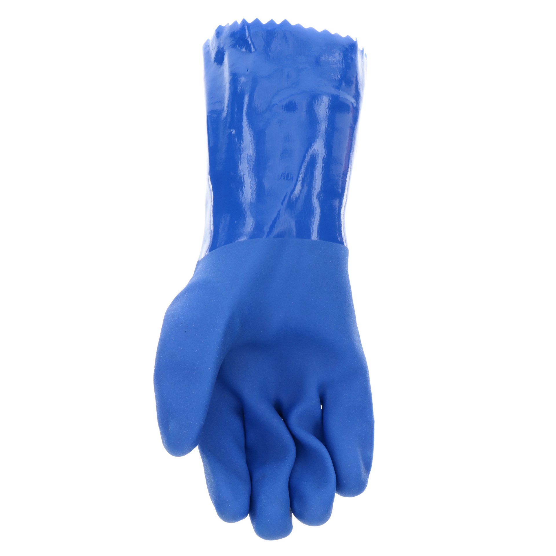 slide 3 of 6, Project Source Large Blue Rubber Chemical handling Gloves 1 -Pairs, 1 ct