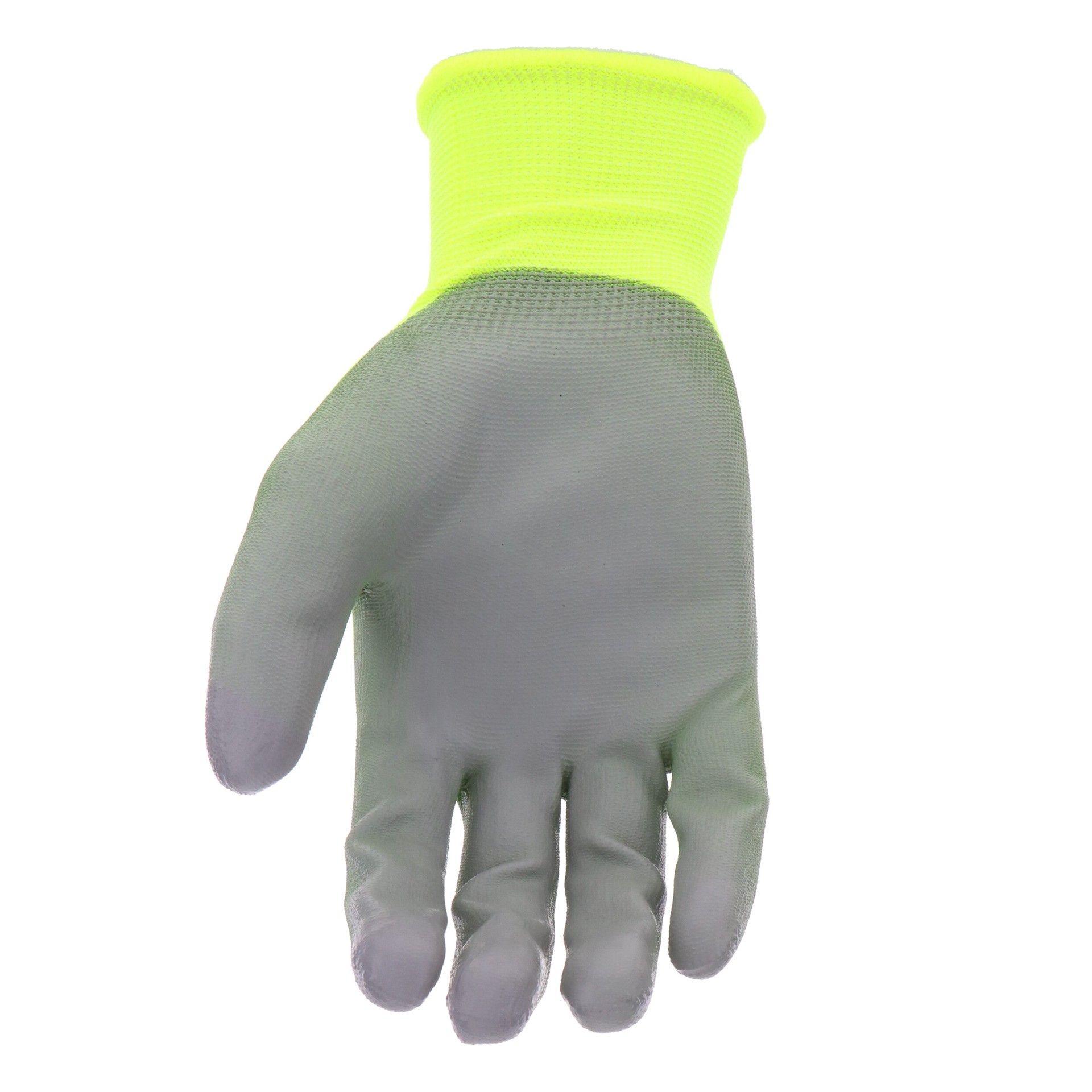 slide 5 of 6, Project Source Large Yellow Polyurethane dipped Polyester 5 -Pairs, 1 ct