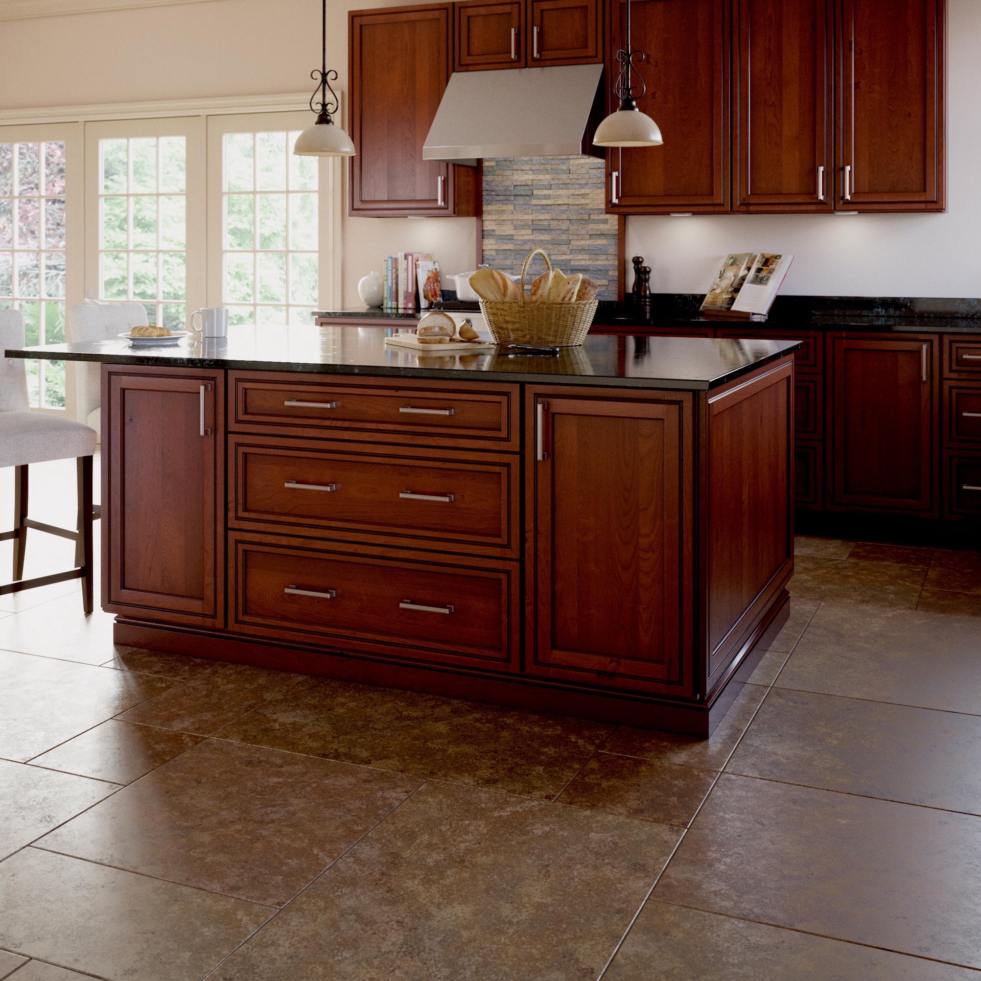 slide 6 of 6, allen + roth Beaumont 5-1/16-in , 128mm Center to Center Satin Nickel Rectangular Handle Drawer Pull, 1 ct