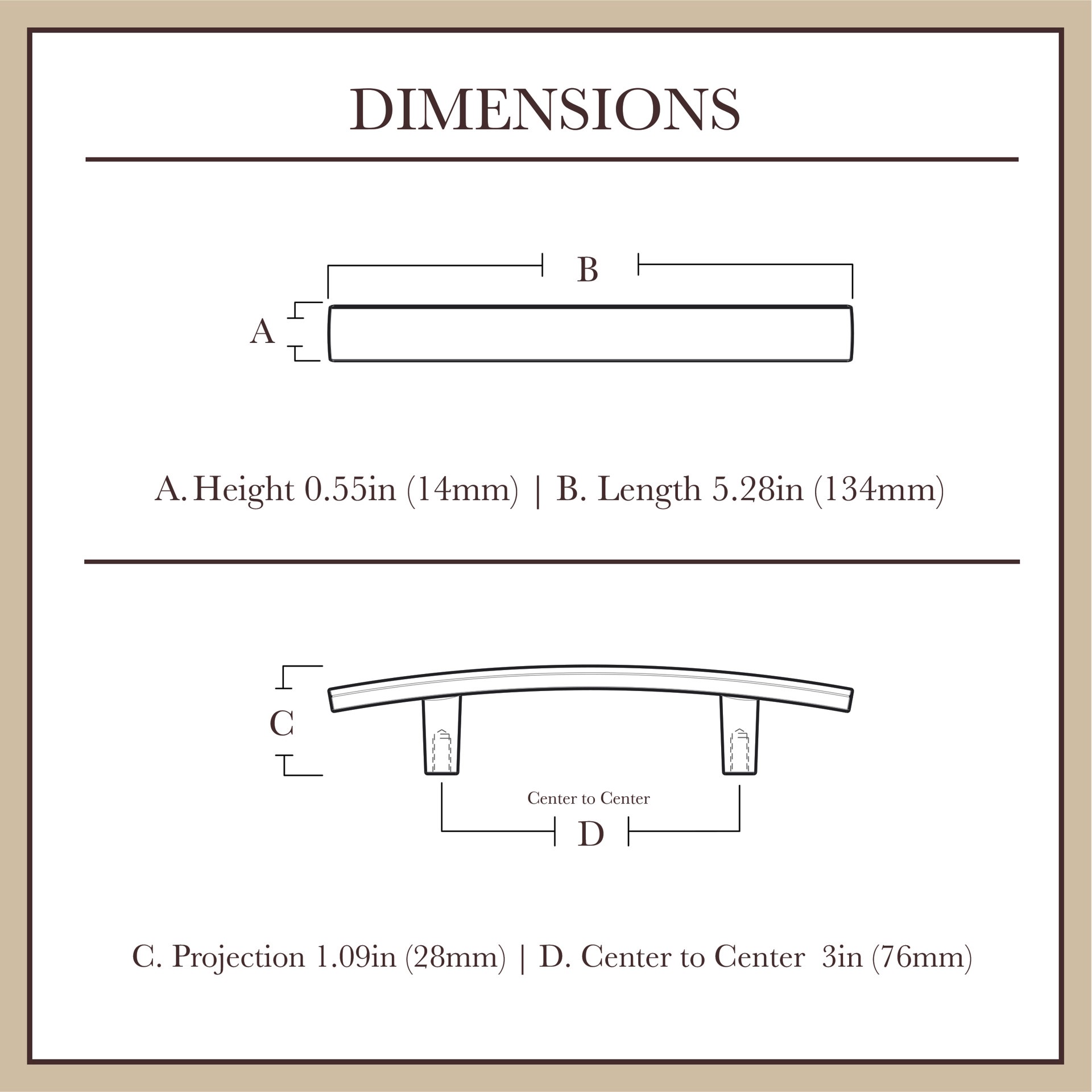 slide 6 of 6, allen + roth Amelia 3-in , 76mm Center to Center Matte Black Cylindrical Bar Drawer Pull 6 -Pack, 1 ct