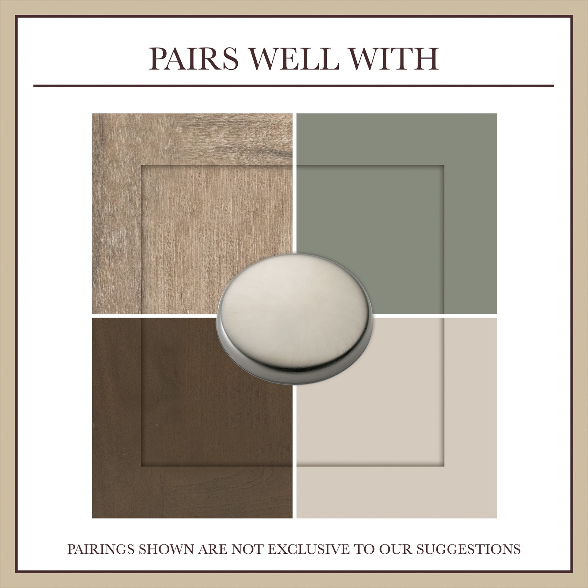 slide 5 of 6, allen + roth Margaret 3-in , 76mm Center to Center Satin Nickel Rectangular Handle Drawer Pull, 1 ct