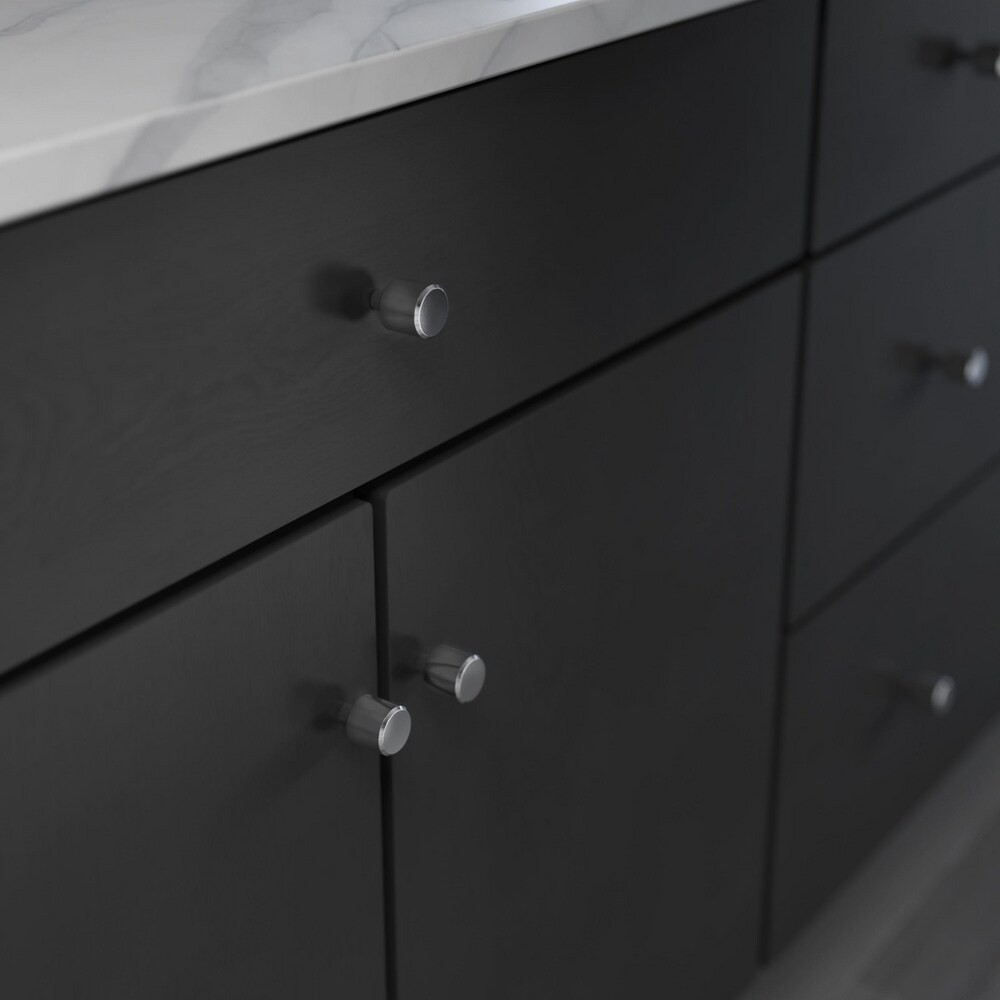 slide 2 of 6, Brainerd Bar 1-in Polished Chrome Round Cabinet Knob, 1 ct