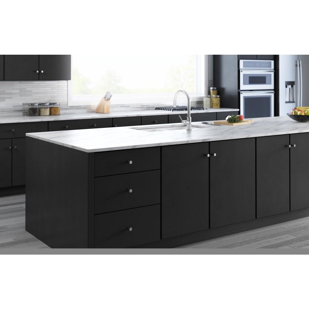 slide 6 of 6, Brainerd Bar 1-in Polished Chrome Round Cabinet Knob, 1 ct