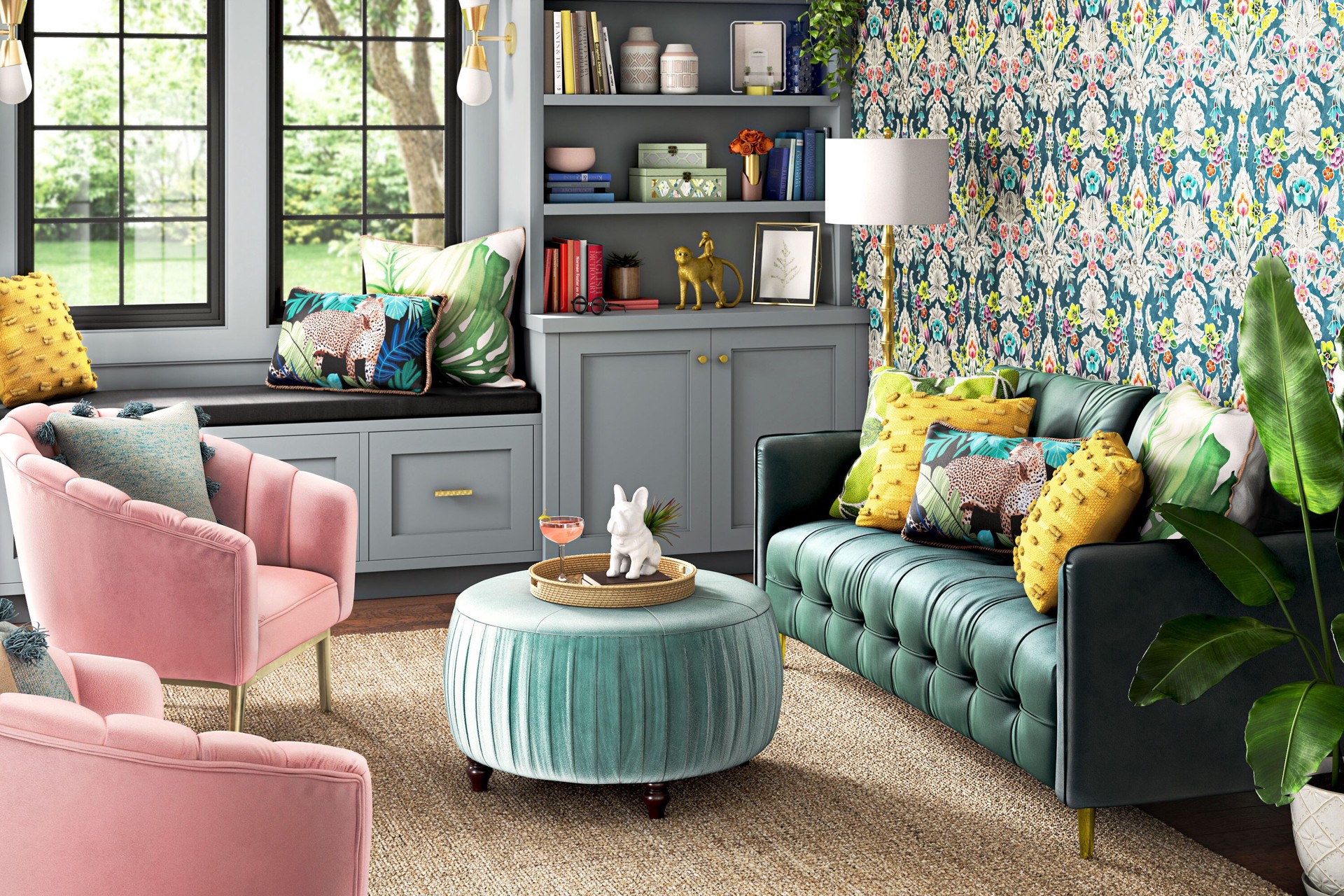 slide 2 of 6, Origin 21 7.5-in Green and white Indoor Desktop Succulent Artificial plant, 1 ct