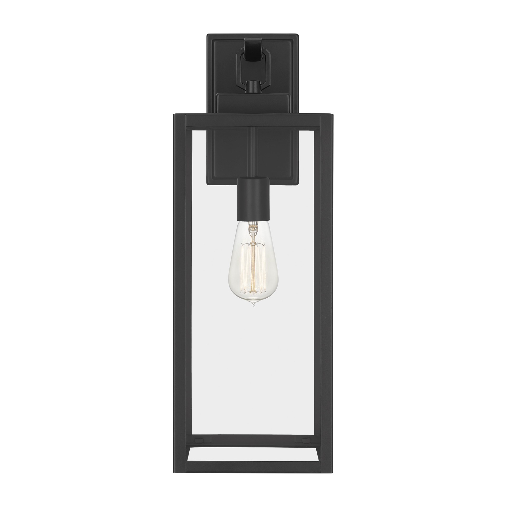 slide 6 of 6, Quoizel Breitling 1 -Light 20-in H Matte Black Hardwired Outdoor Wall Light, 1 ct