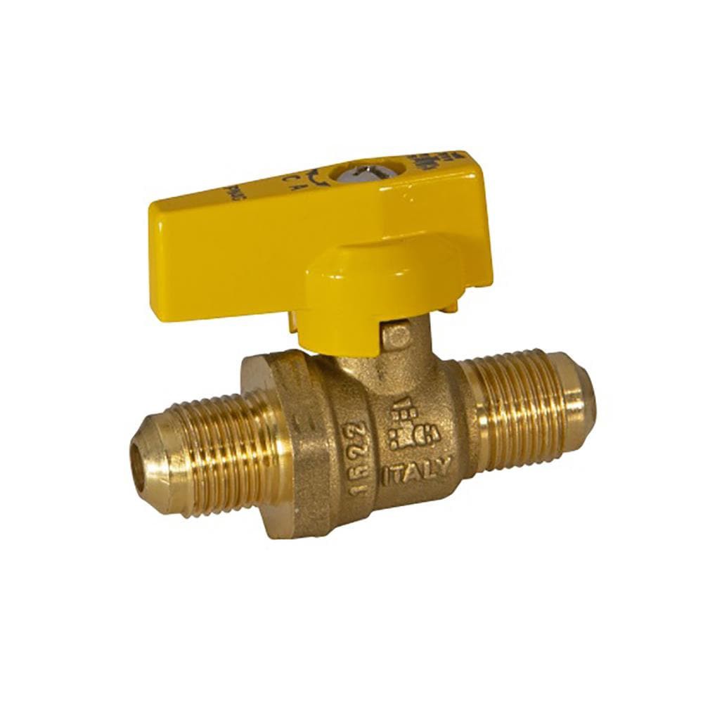 slide 1 of 1, PRO-FLEX Pro-Flex 1/2-in Flare Brass Ball Valve, 1 ct
