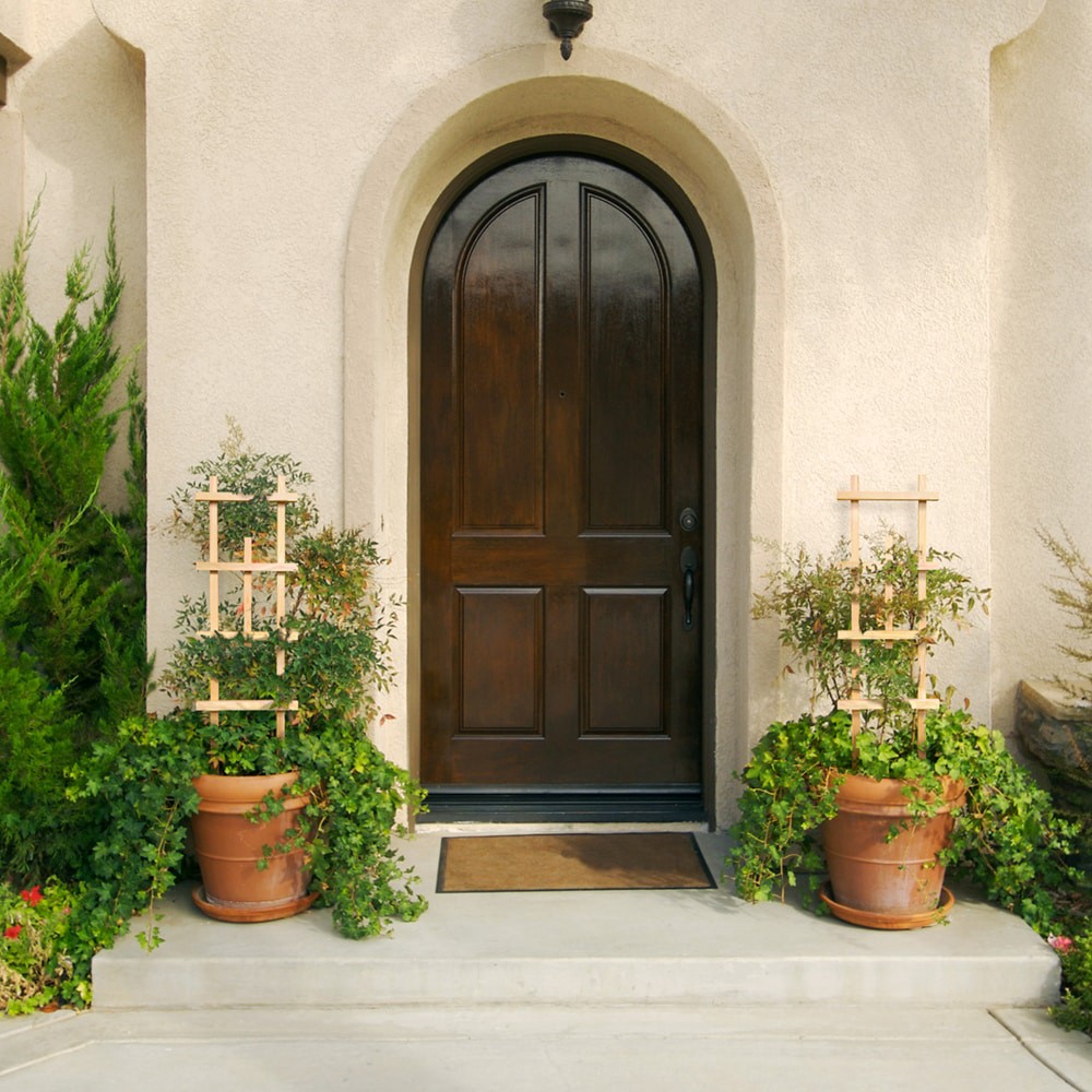 slide 3 of 5, Style Selections 12-in W x 42-in H Natural wood Cedar Garden Trellis For Climbing Plants For Cucumbers For Roses For Tomatoes, 1 ct