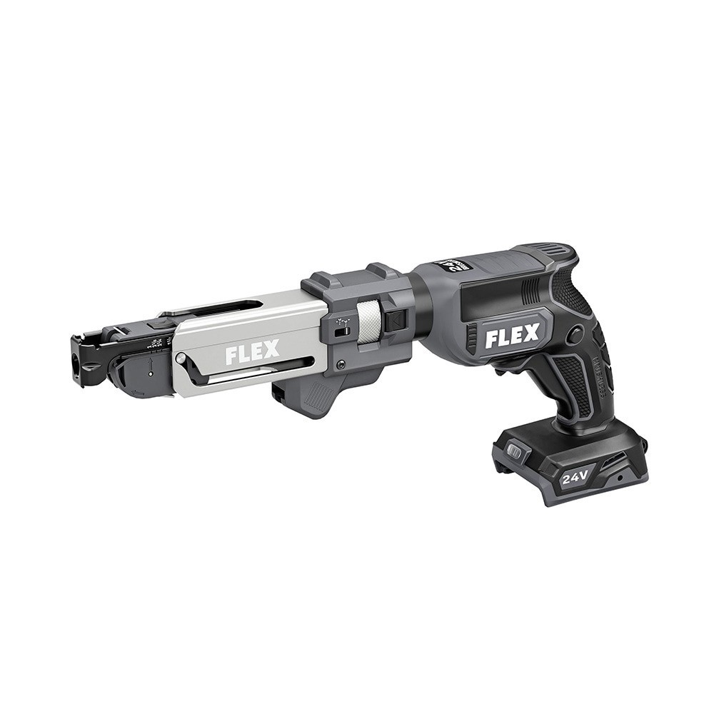 slide 1 of 6, FLEX 24-volt Lithium ion (Li-ion) Collated Fastener Brushless Screw Gun (Battery Not Included and Charger Not Included ), 1 ct