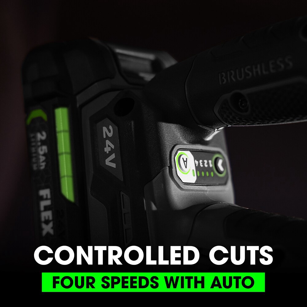 slide 3 of 6, FLEX 24-volt Brushless Variable Speed Keyless Cordless Jigsaw (Battery Not Included and Charger Not Included), 1 ct