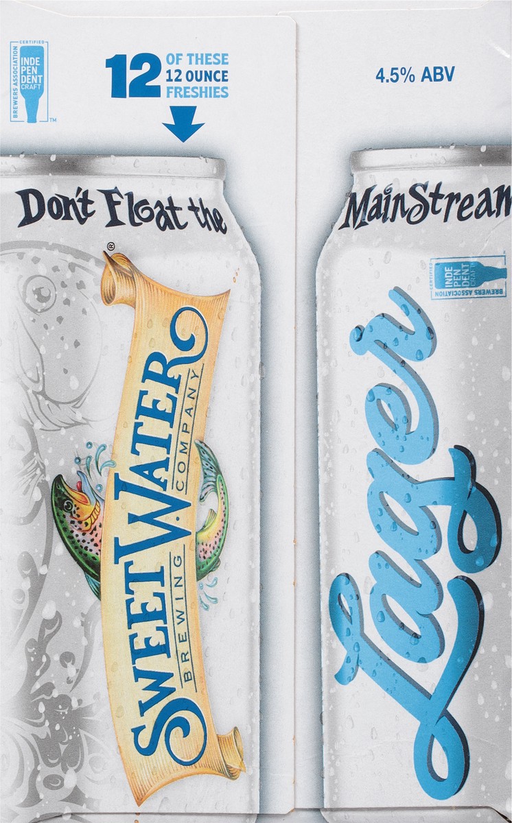 slide 5 of 9, SweetWater Brewing Company Lager Beer 12 - 12 oz Cans, 12 ct