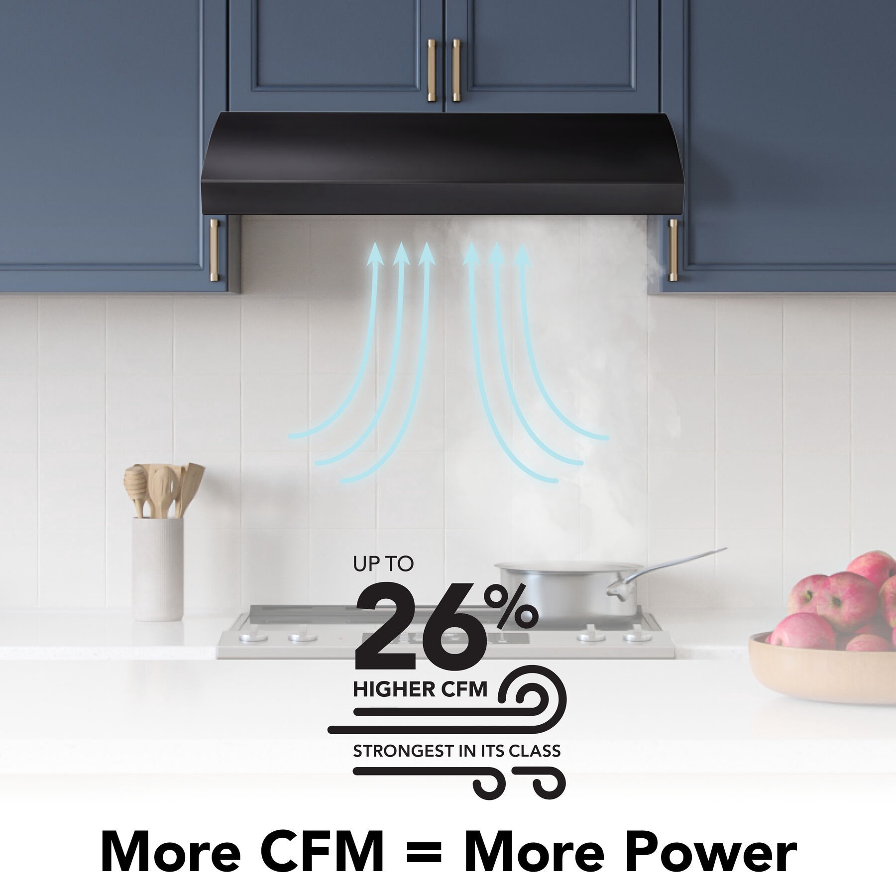 slide 2 of 6, Broan 30 inch Convertible 270-CFM Black Under Cabinet Range Hood, 1 ct