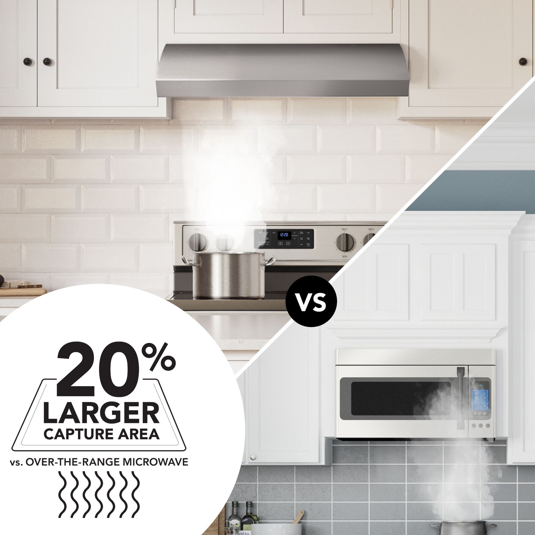 slide 3 of 6, Broan 30 inch Convertible 270-CFM Stainless steel Under Cabinet Range Hood, 1 ct