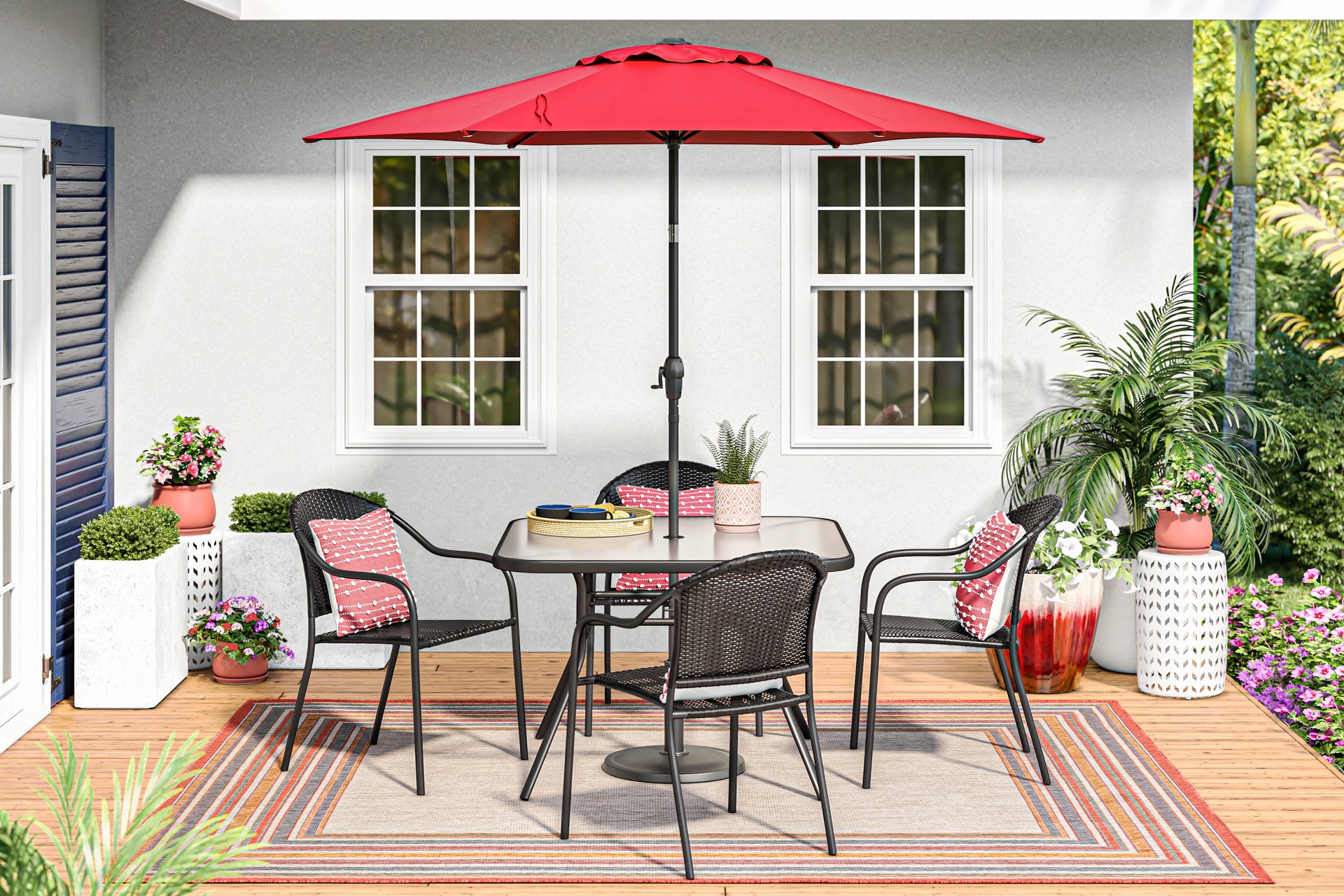 slide 2 of 6, Origin 21 Rectangle 11-in W x 24-in L White Mixed/Composite Indoor/Outdoor Deck box planter, 1 ct