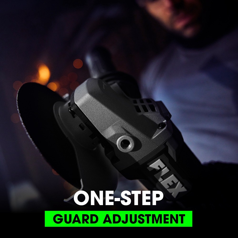 slide 6 of 6, FLEX 5-in 24-volt Paddle Switch Brushless Cordless Angle grinder, 1 ct