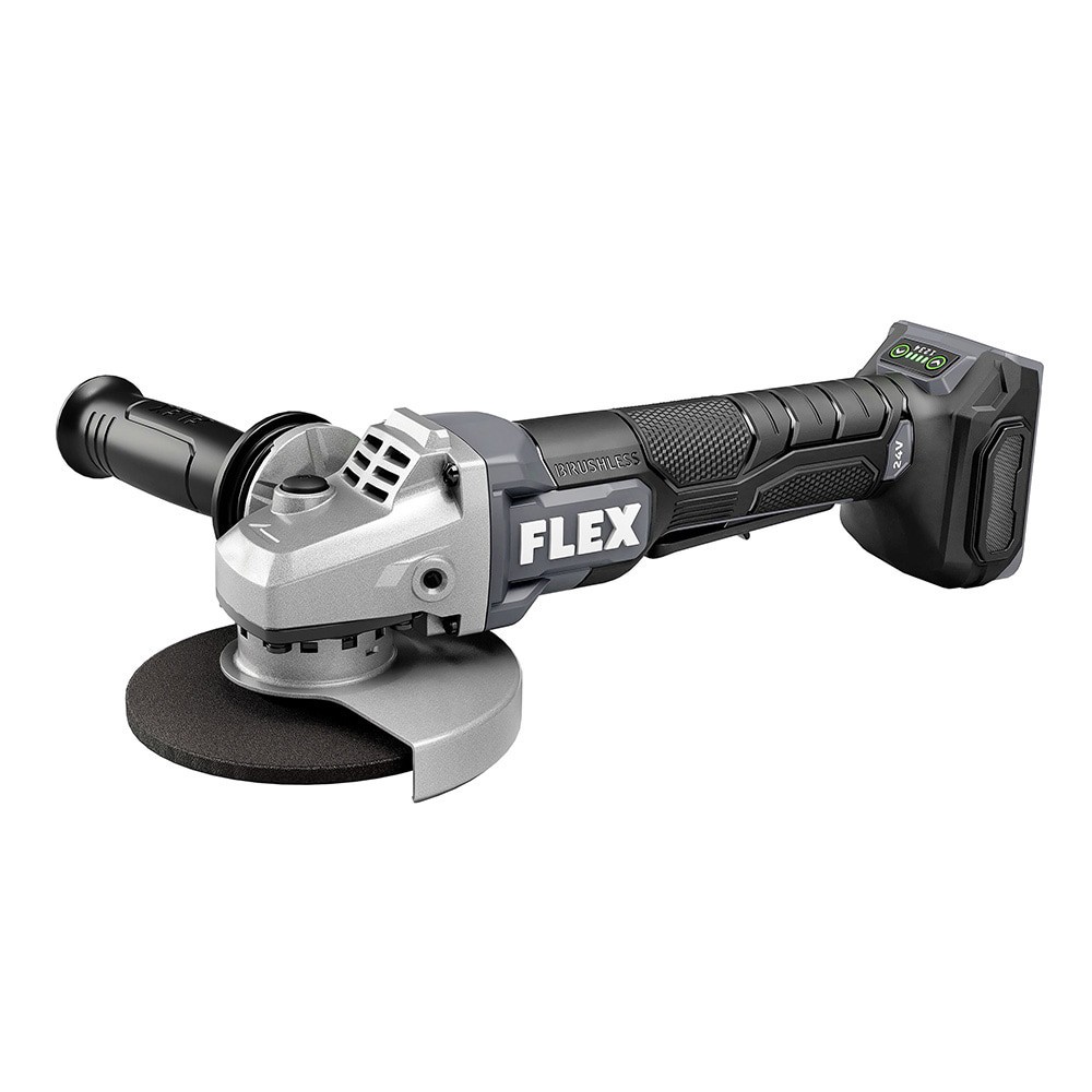 slide 1 of 6, FLEX 5-in 24-volt Paddle Switch Brushless Cordless Angle grinder, 1 ct