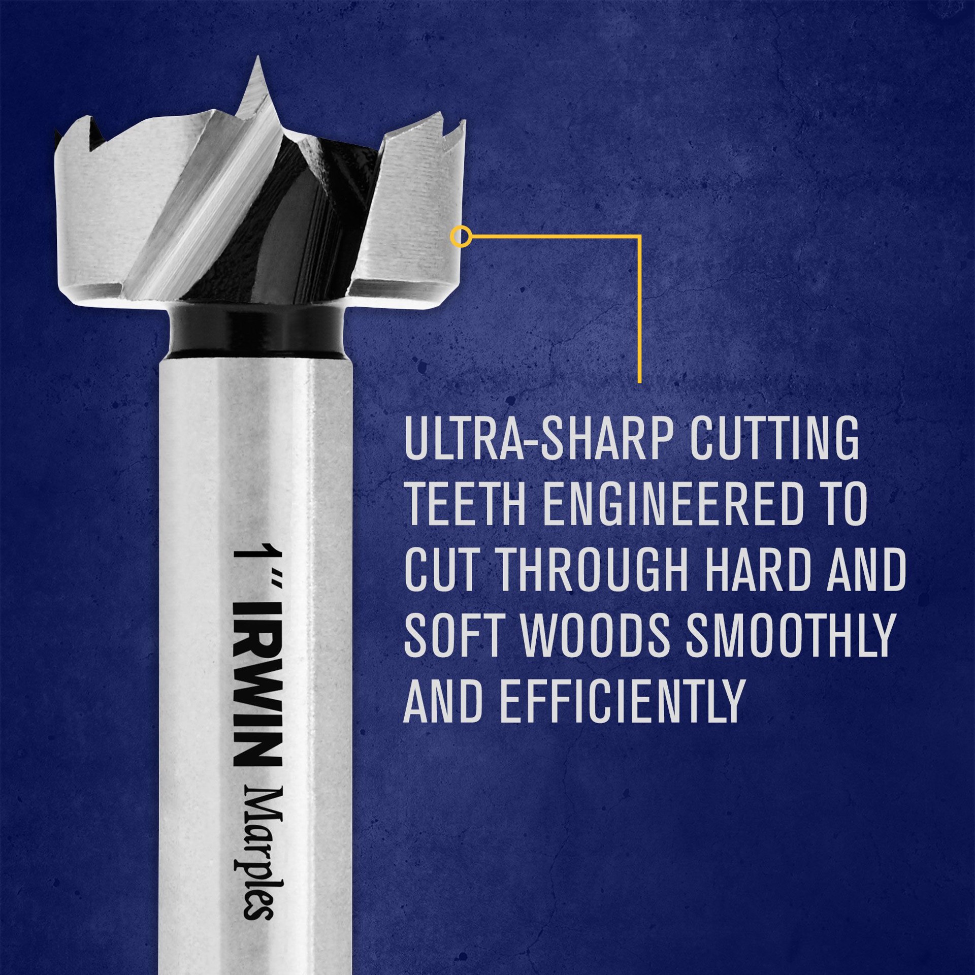 slide 5 of 6, IRWIN Marples 14 -Piece 3/8-in x 3-11/16-in Woodboring Forstner bit Drill Bit Set, 1 ct