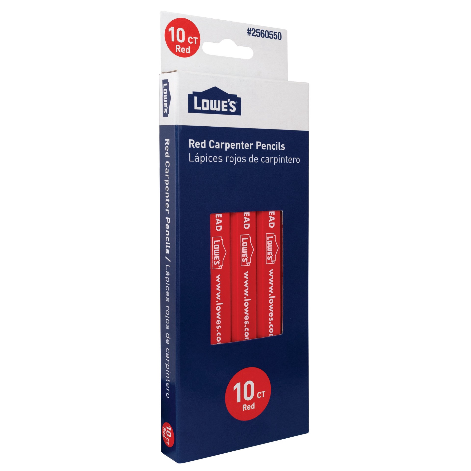 slide 3 of 4, Lowe's 10 -Pack Red Pencil, 1 ct