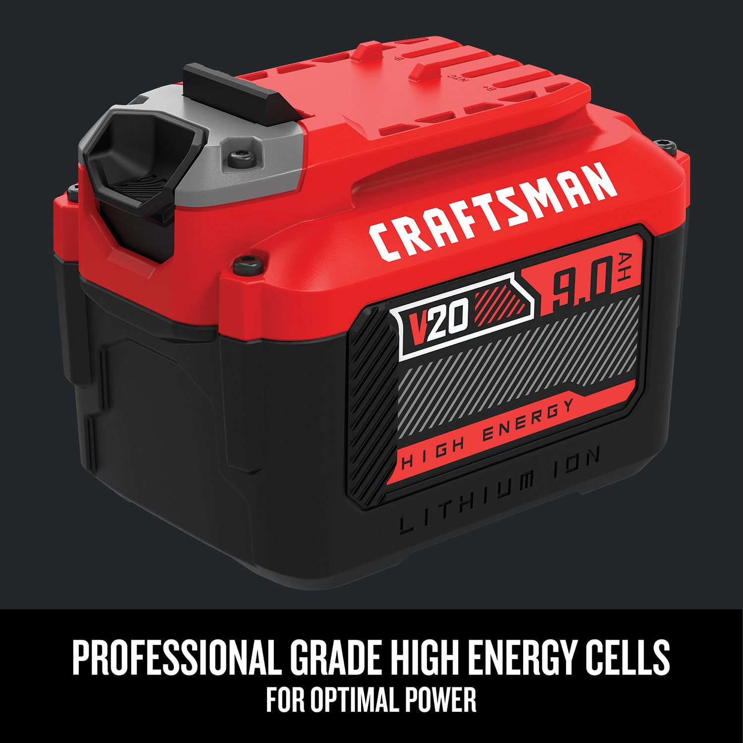 slide 6 of 6, CRAFTSMAN V20 20 -Volt 1 -Pack Lithium-ion ( 9 Ah Battery ), 1 ct