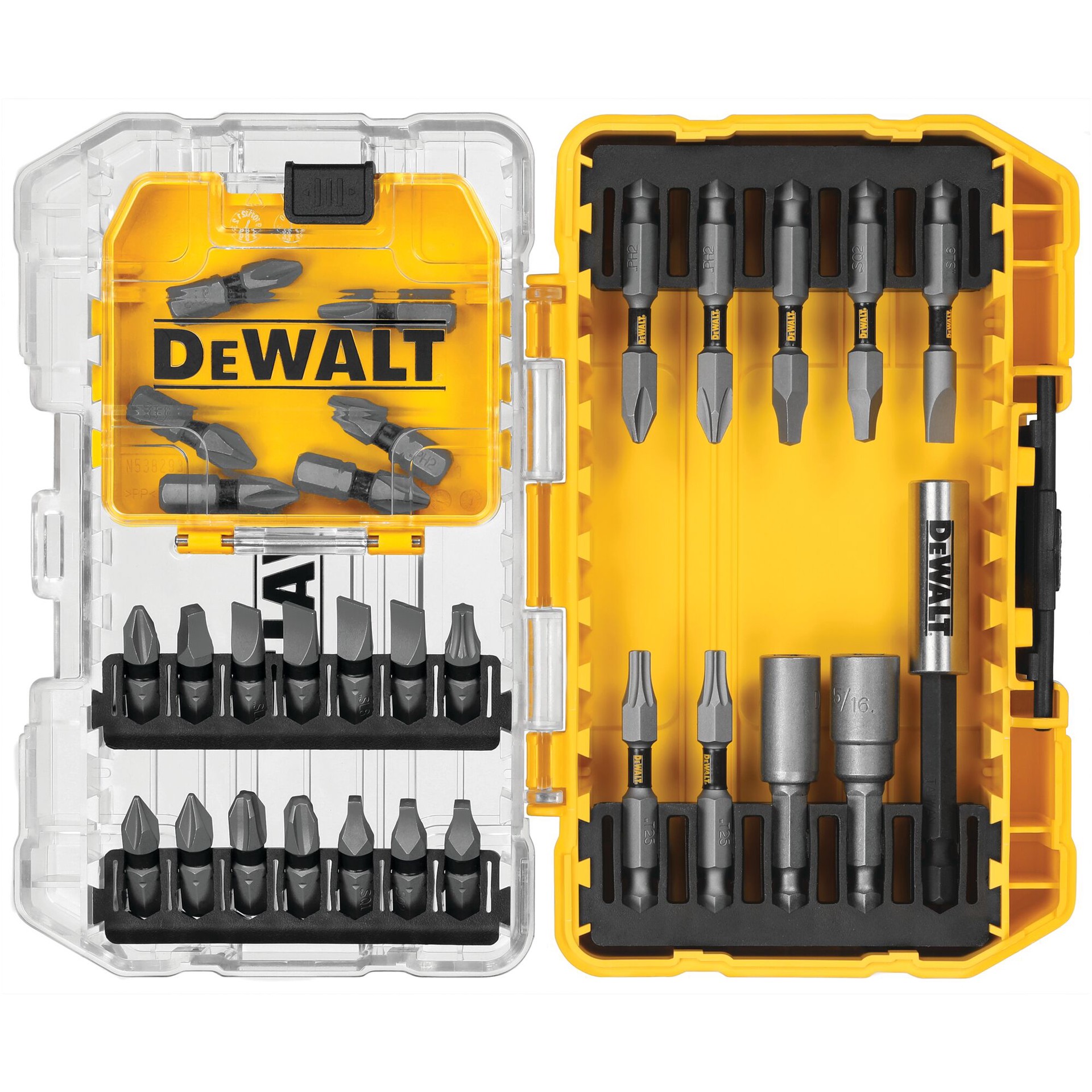 slide 3 of 6, DEWALT Tough Grip Screwdriver Bit Set (30-Piece), 1 ct
