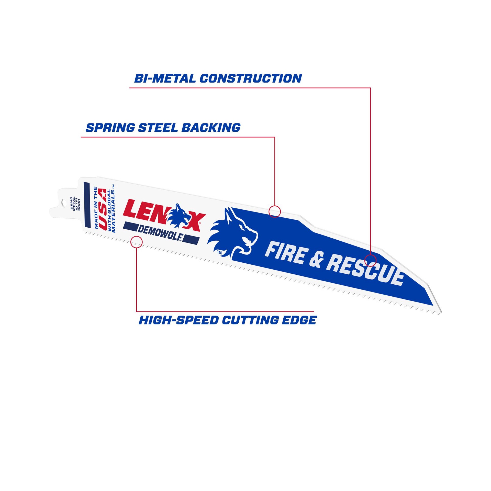 slide 2 of 6, LENOX Power Blast Power Blast Bi-metal 9-in 10 TPI Demolition Demolition Reciprocating Saw Blade 5 -Pack, 1 ct