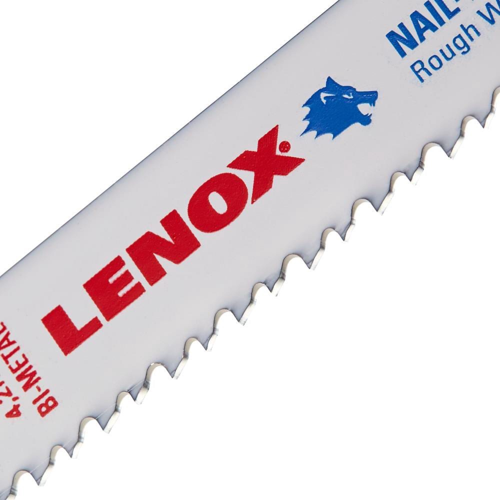 slide 3 of 6, LENOX Bi-metal 9-in 6 TPI Wood cutting Reciprocating Saw Blade 5 -Pack, 1 ct