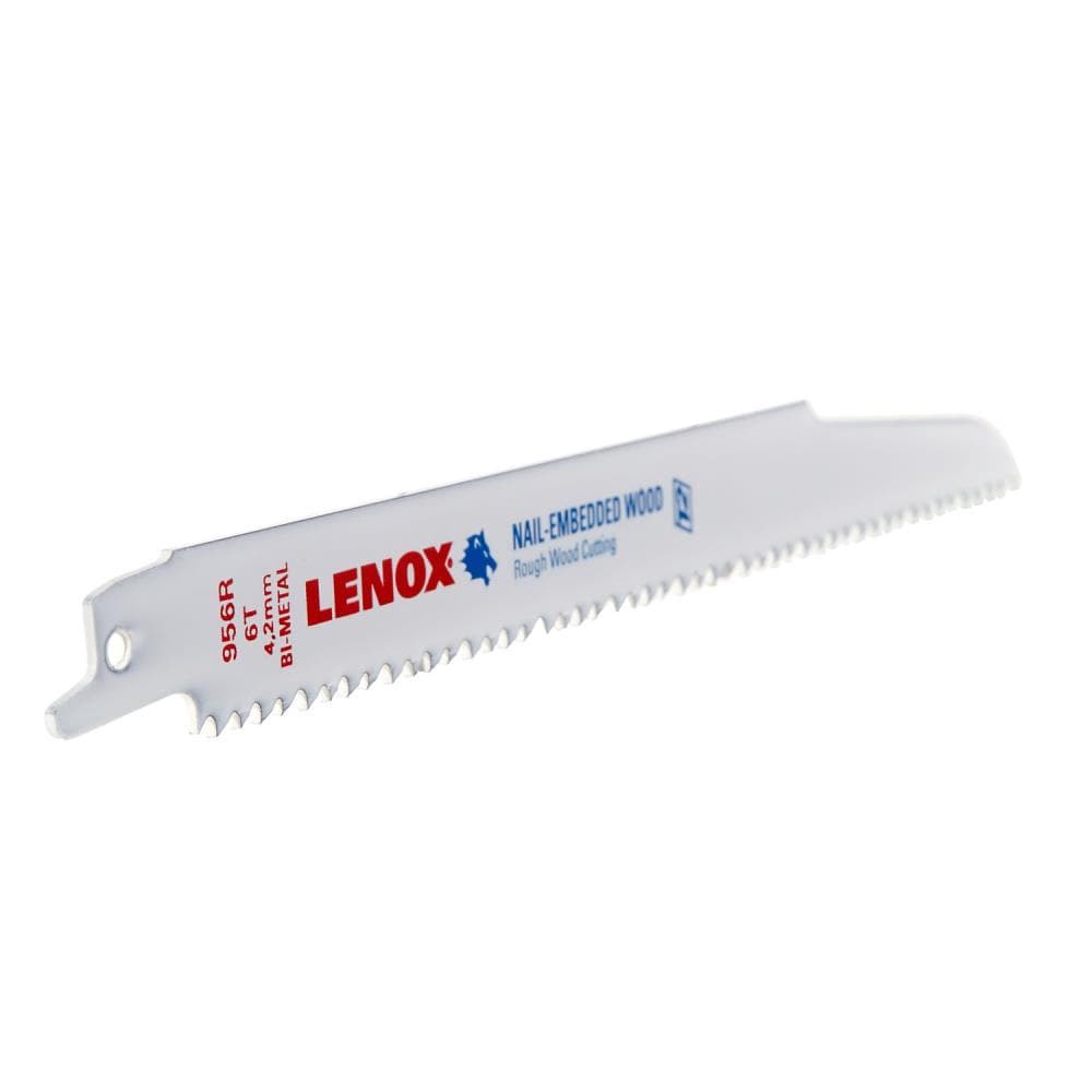 slide 5 of 6, LENOX Bi-metal 9-in 6 TPI Wood cutting Reciprocating Saw Blade 5 -Pack, 1 ct