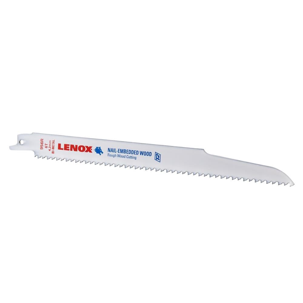 slide 6 of 6, LENOX Bi-metal 9-in 6 TPI Wood cutting Reciprocating Saw Blade 5 -Pack, 1 ct