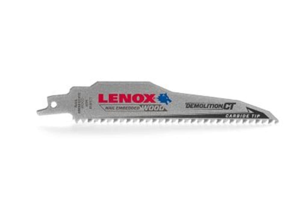 slide 1 of 6, LENOX Carbide tooth 9-in 6 TPI Demolition Demolition Reciprocating Saw Blade, 1 ct