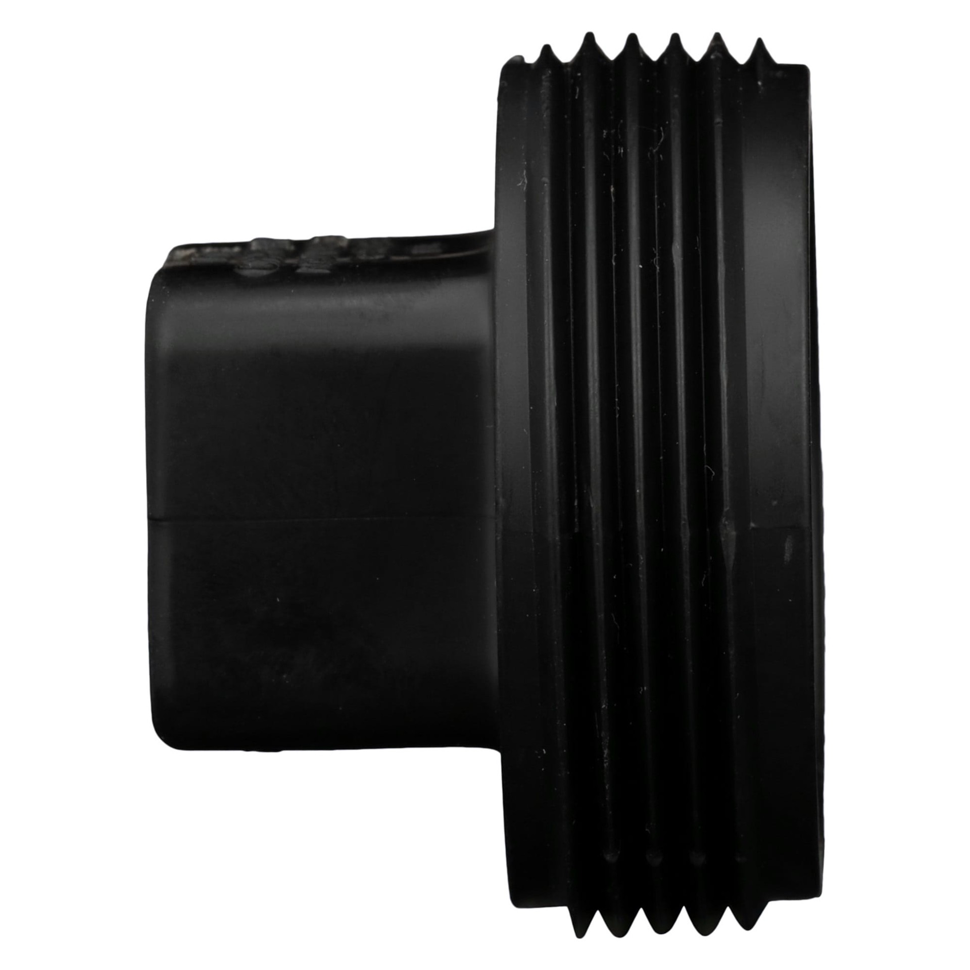 slide 3 of 6, Charlotte Pipe 4-in x 4-in Black ABS DWV Plug Fitting with NSF Safety Listing for Sanitary Drain and Vent Applications, 1 ct