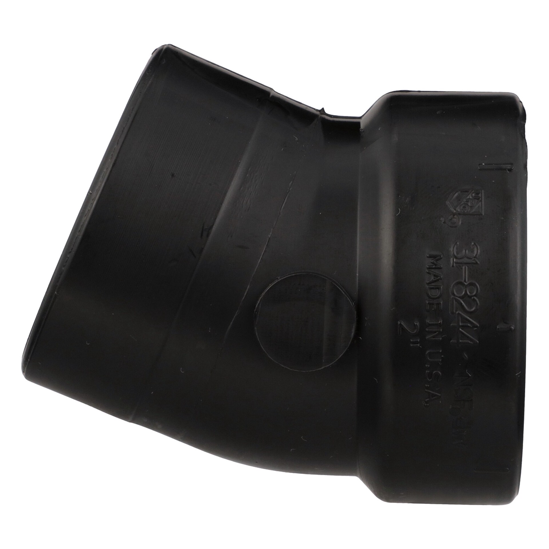 slide 4 of 6, Charlotte Pipe 2-in 22.5-Degree ABS DWV Street Elbow, 1 ct