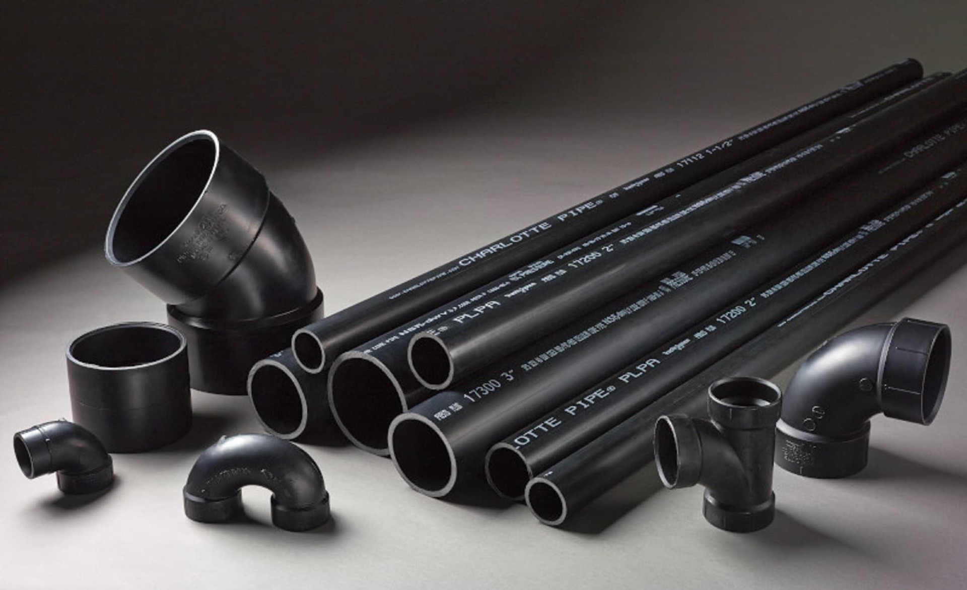 slide 5 of 6, Charlotte Pipe 4-in 22.5-Degree ABS DWV Street Elbow, 1 ct