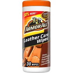 Armor All Leather Ware Wipes 30 ea