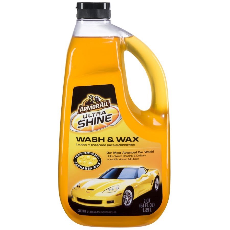 slide 1 of 6, Armor All Ultra Shine Wash and Wax 64 -fl oz Liquid Car Exterior Cleaner, 1 ct