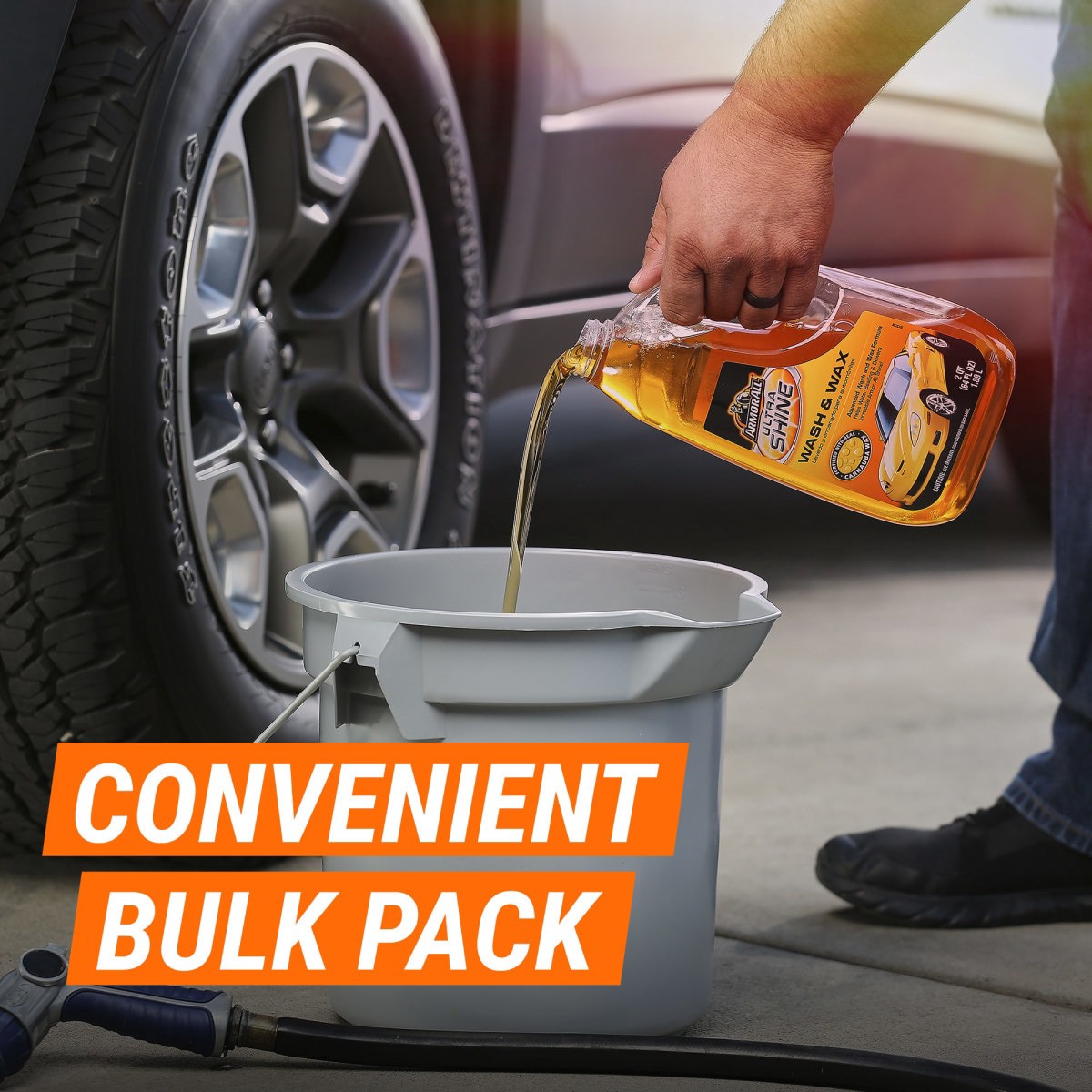 slide 5 of 6, Armor All Ultra Shine Wash and Wax 64 -fl oz Liquid Car Exterior Cleaner, 1 ct