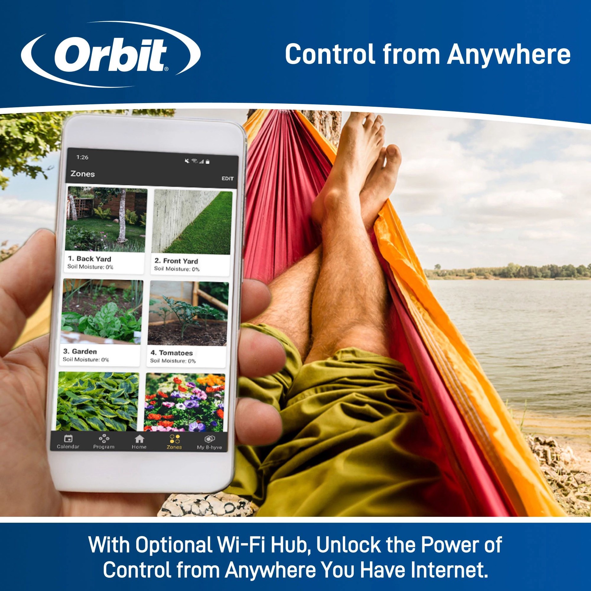slide 4 of 6, Orbit 1 Output Port Smart Compatible Stationary Digital hose end timer, 1 ct