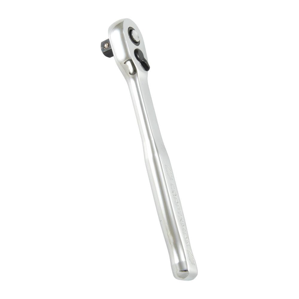 slide 6 of 6, CRAFTSMAN 72 -Tooth 3/8-in Drive Chrome Handle Ratchet, 1 ct