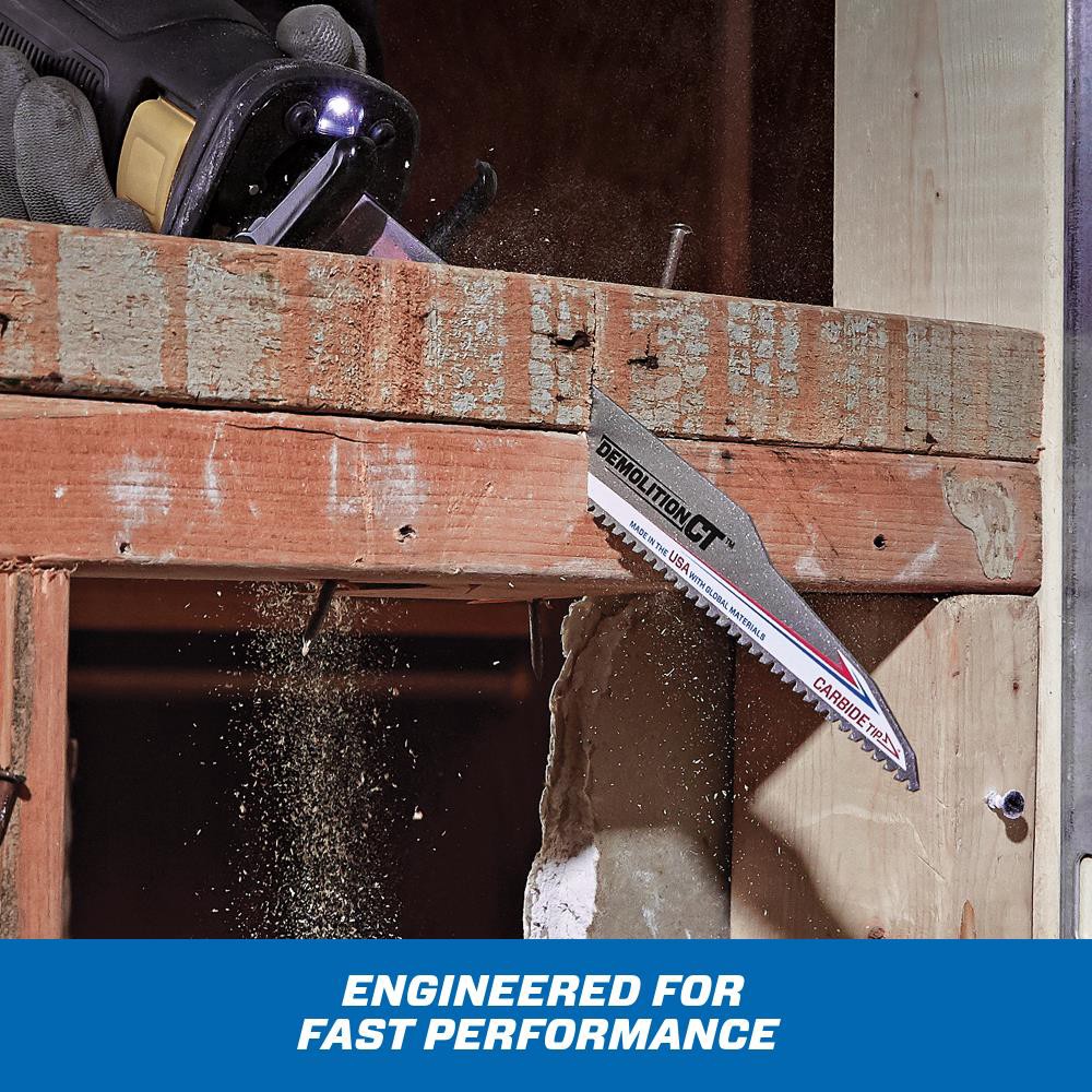 slide 5 of 6, LENOX Carbide tooth 6-in 6 TPI Demolition Demolition Reciprocating Saw Blade, 1 ct