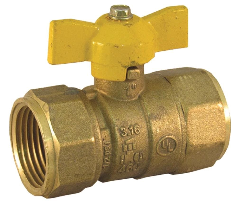 slide 1 of 1, PRO-FLEX Pro-Flex 1-in FNPT Brass Ball Valve, 1 ct