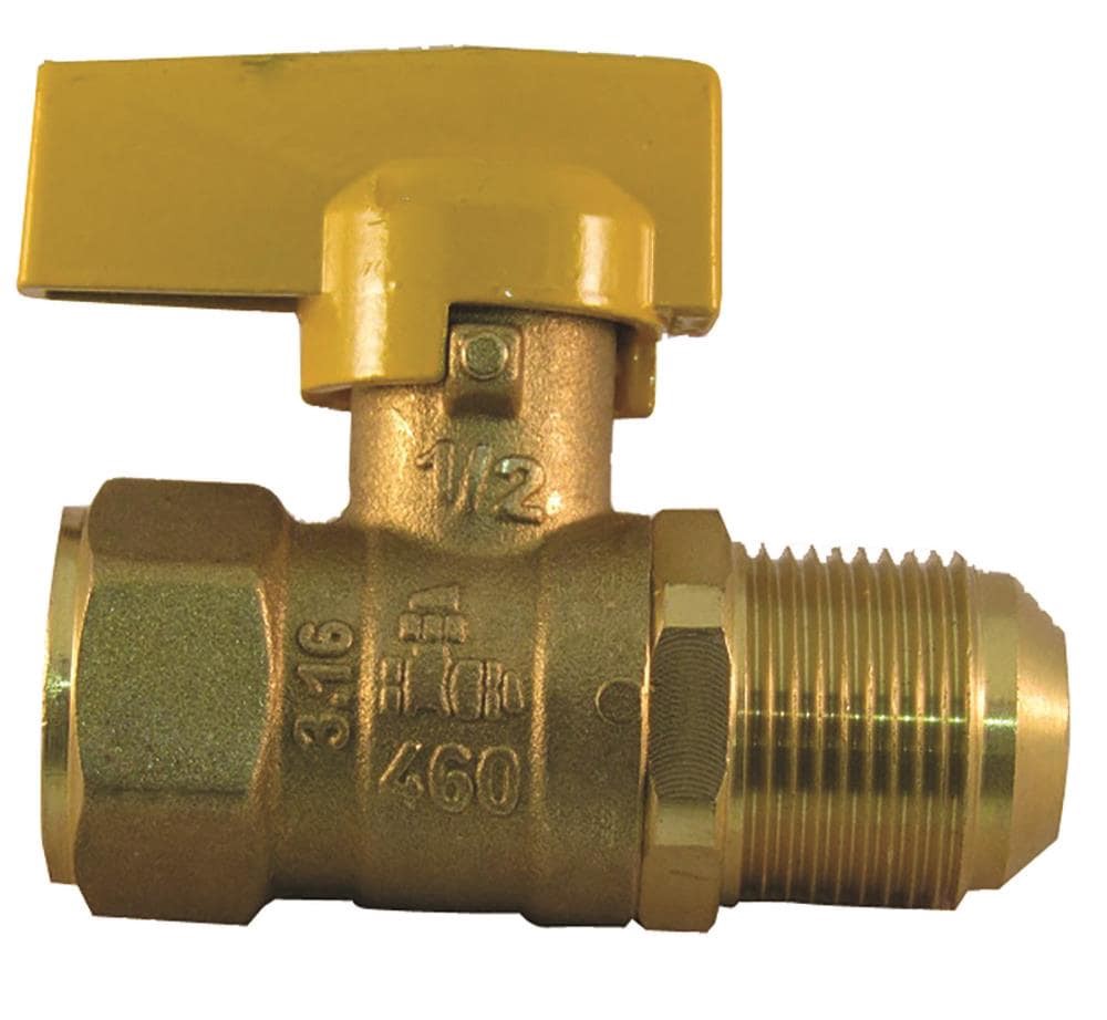 slide 1 of 1, PRO-FLEX Pro-Flex 1/2-in FIP Brass Ball Valve, 1 ct