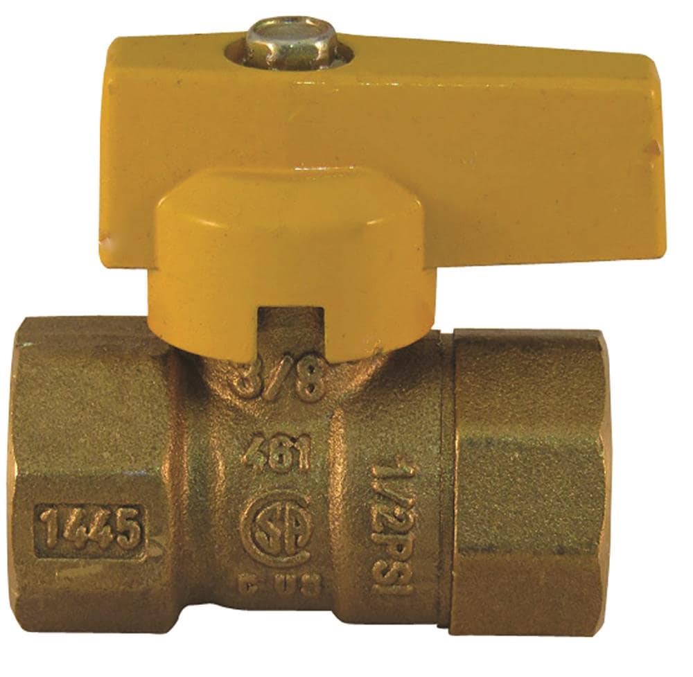 slide 1 of 1, PRO-FLEX Pro-Flex 3/8-in FIP Brass Ball Valve, 1 ct