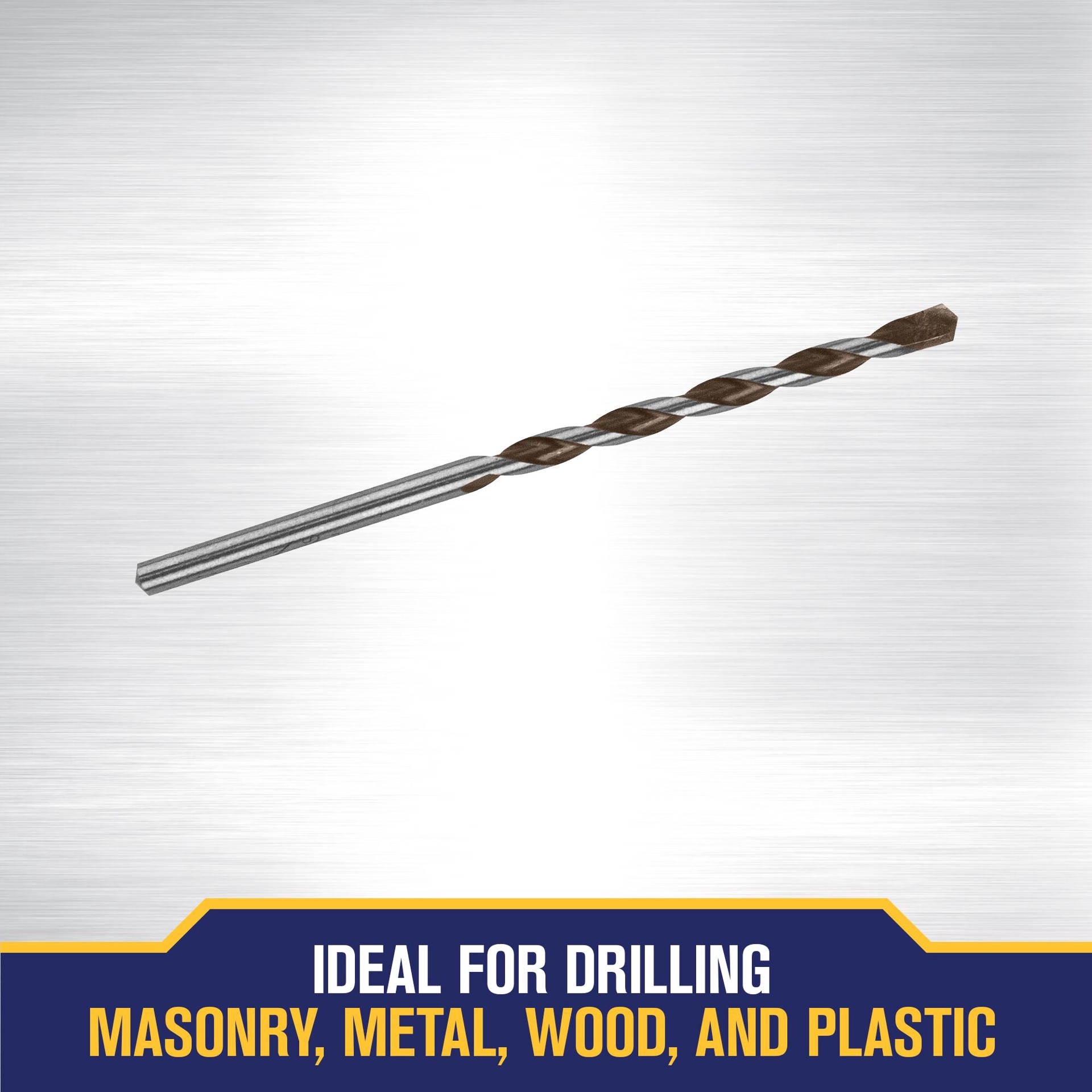 slide 3 of 6, IRWIN Multi-Material 5/32-in x 3-1/2-in Carbide Masonry Drill Bit For Rotary drill, 1 ct