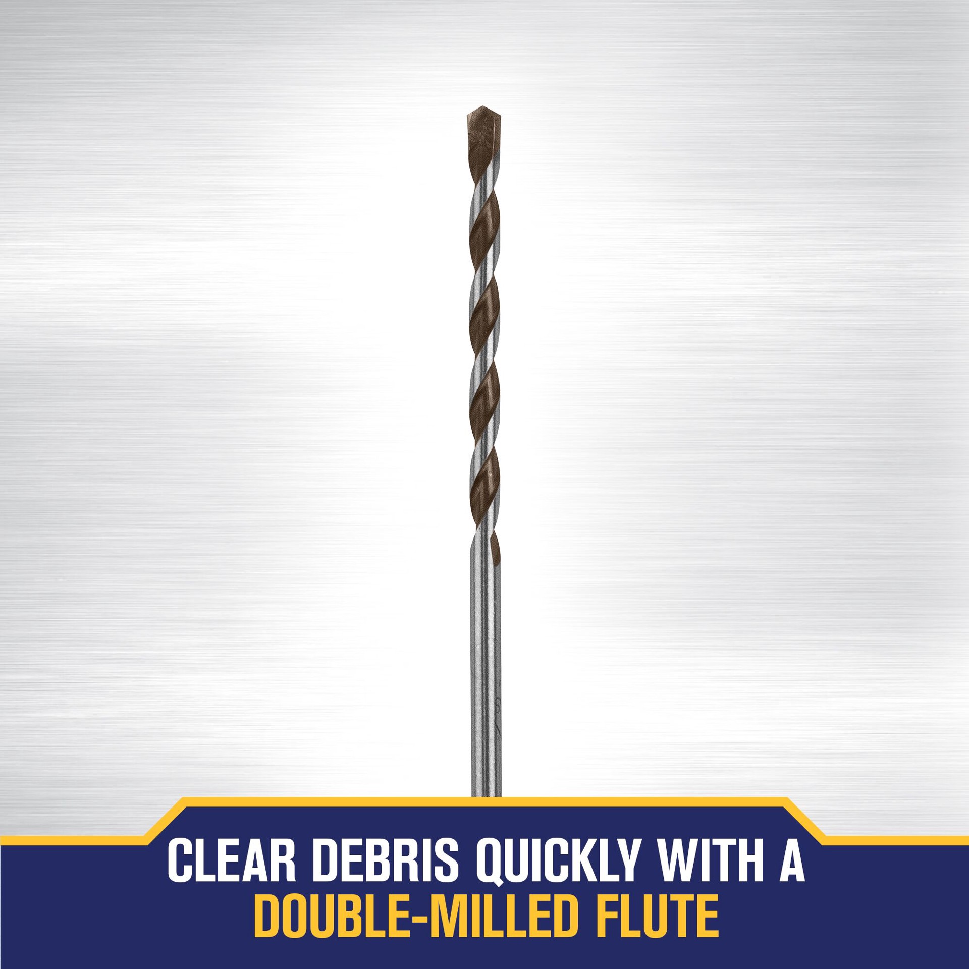 slide 4 of 6, IRWIN Multi-Material 5/32-in x 3-1/2-in Carbide Masonry Drill Bit For Rotary drill, 1 ct