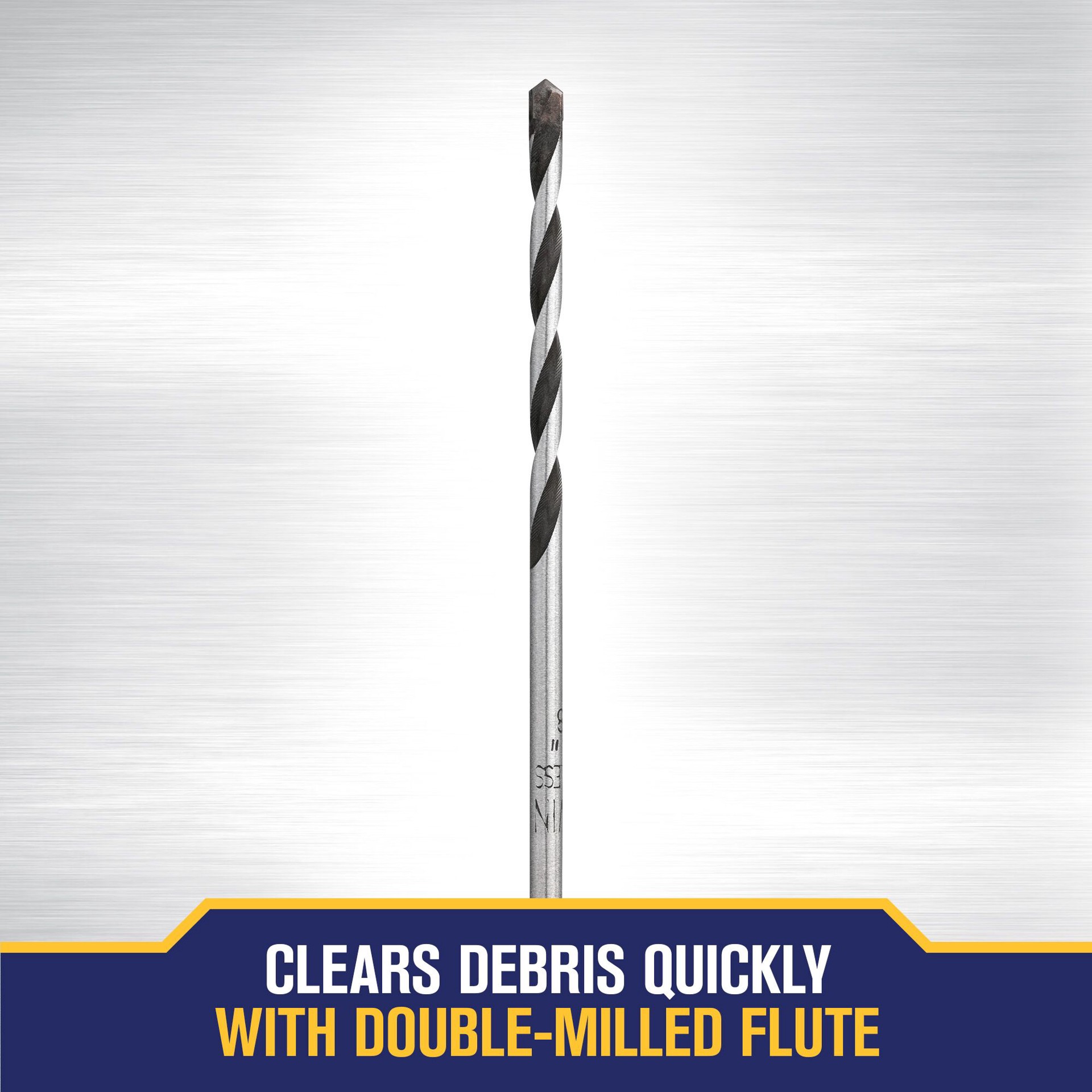 slide 4 of 6, IRWIN Multi-Material 1/8-in x 2-3/4-in Carbide Masonry Drill Bit For Rotary drill, 1 ct