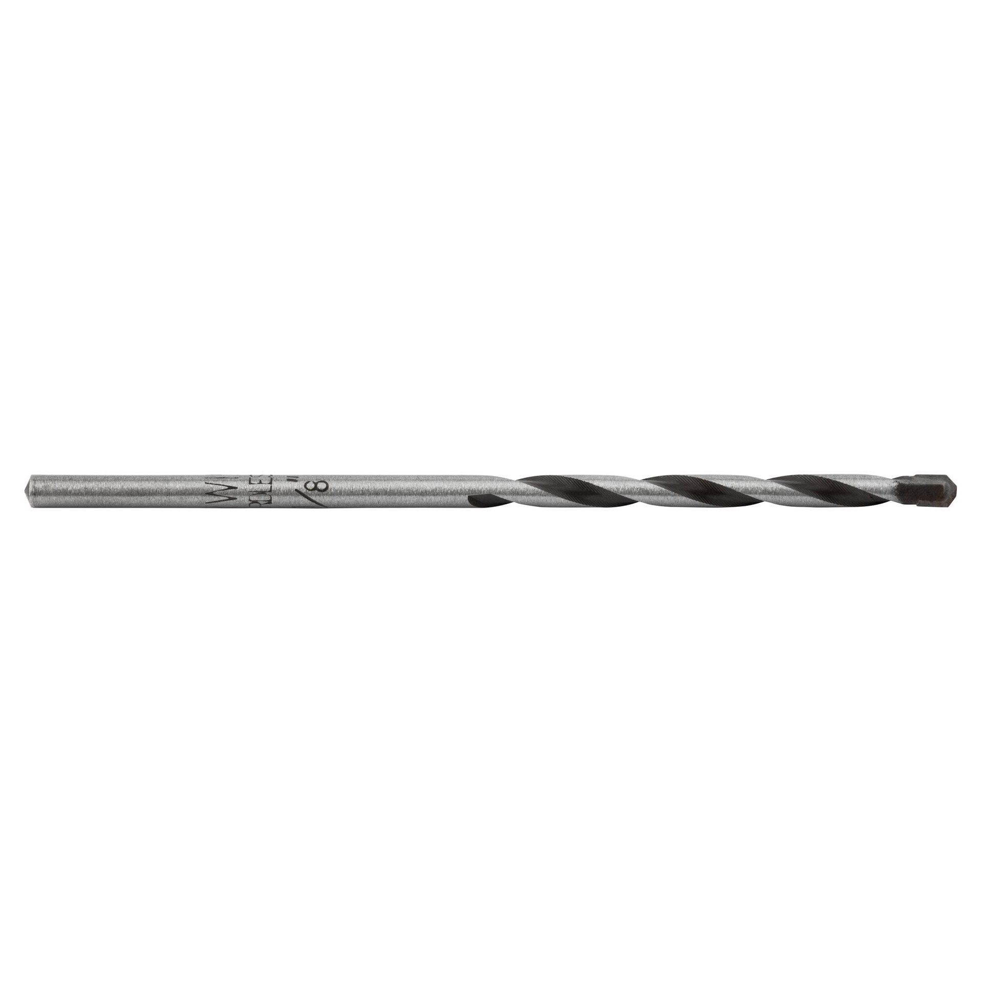 slide 5 of 6, IRWIN Multi-Material 1/8-in x 2-3/4-in Carbide Masonry Drill Bit For Rotary drill, 1 ct