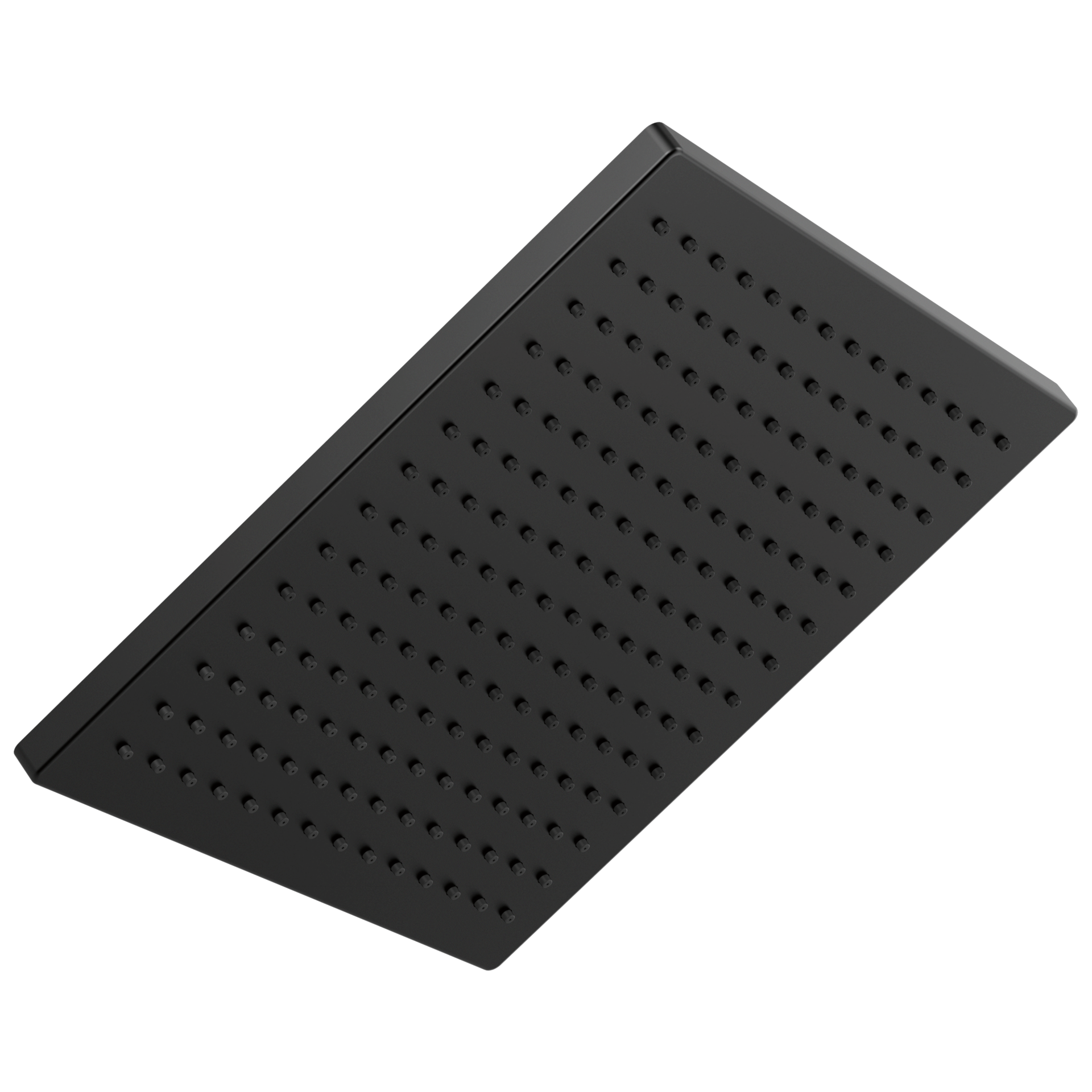 slide 1 of 5, Delta 1.0 -Spray Matte Black 11.7500-in Square Rain Shower Head 2.5 GPM, 1 ct