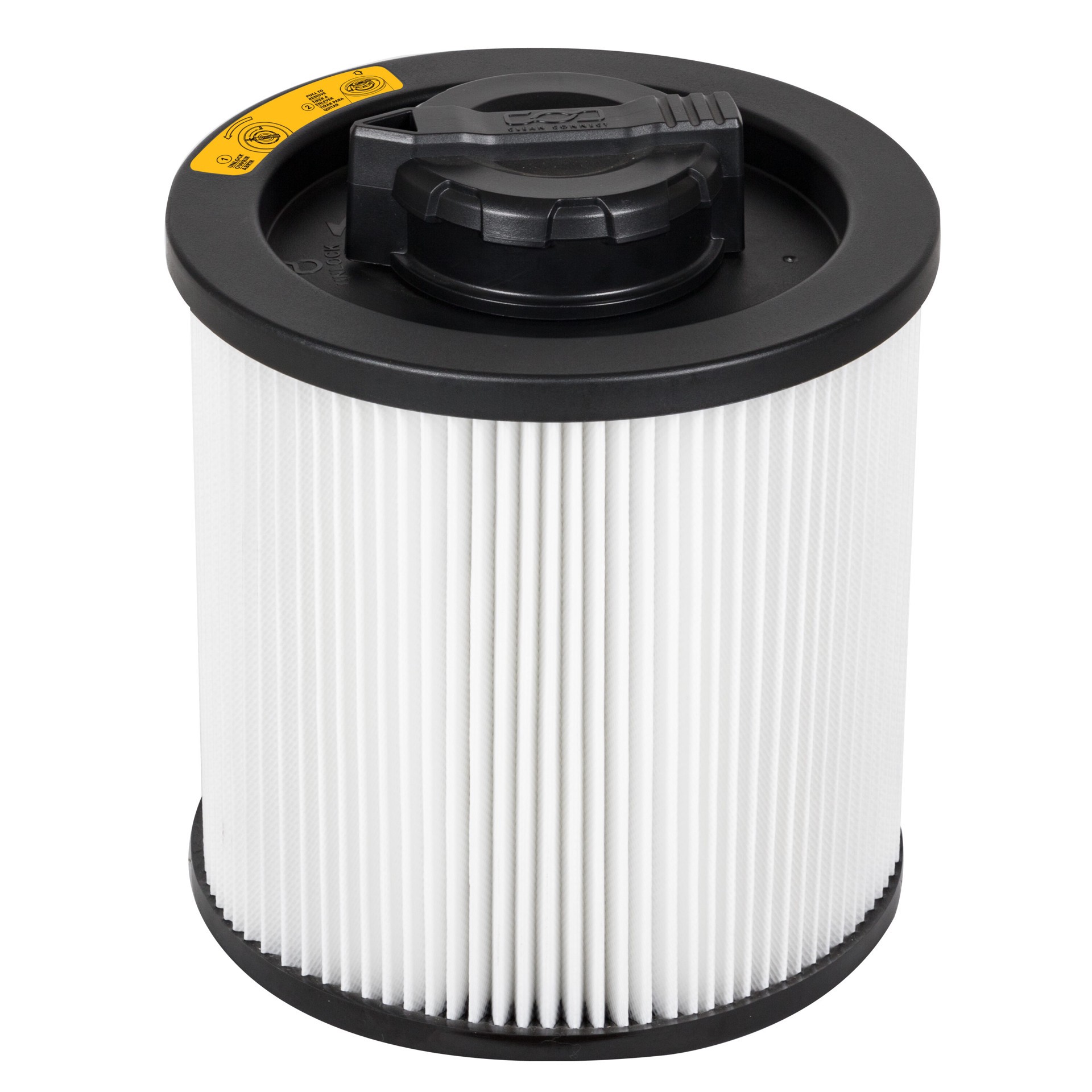 slide 3 of 3, DEWALT Reusable Large Wet/Dry Shop Vacuum Cartridge Filter, 1 ct