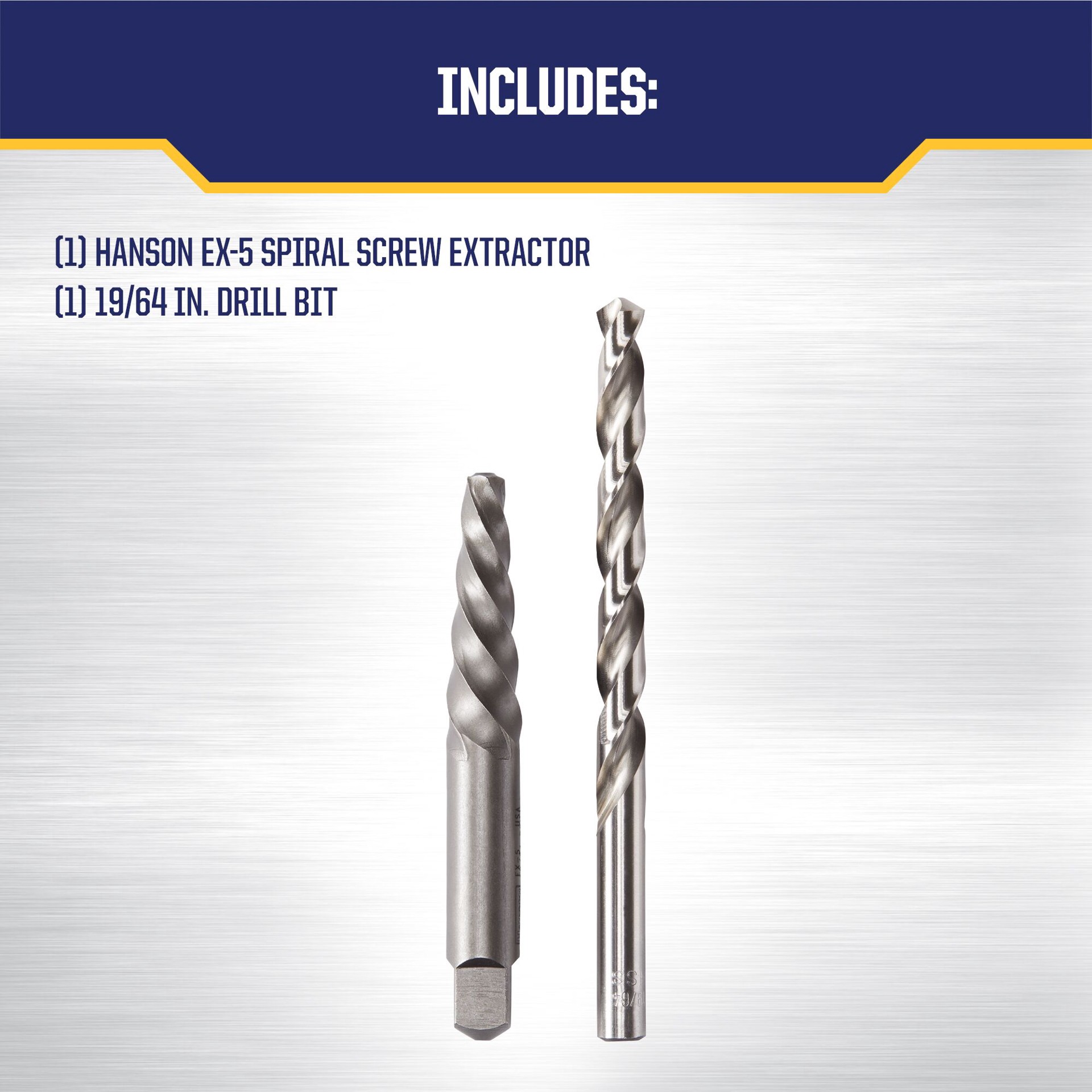 slide 2 of 6, IRWIN Hanson 2-Pack Carbon Steel 3-3/8-in Screw Extractor, 1 ct